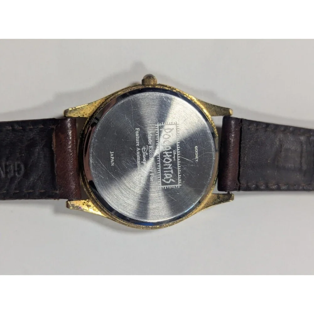 Vintage Disney Pocahontas Wrist Watch RARE Feature Animation Crew Exclusive